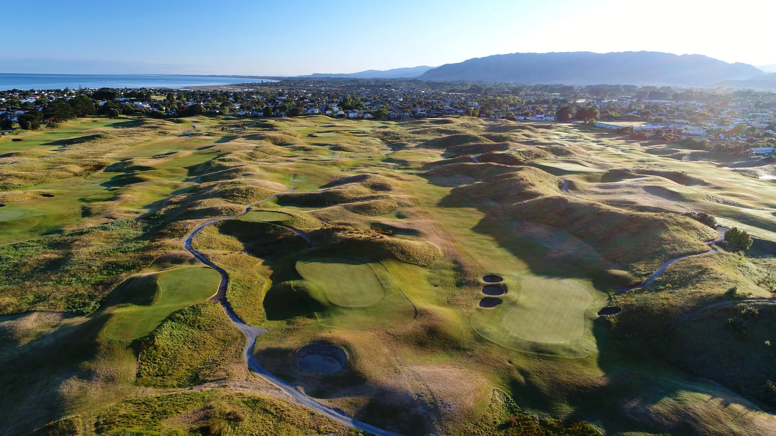 Paraparaumu Beach dunes and coastline