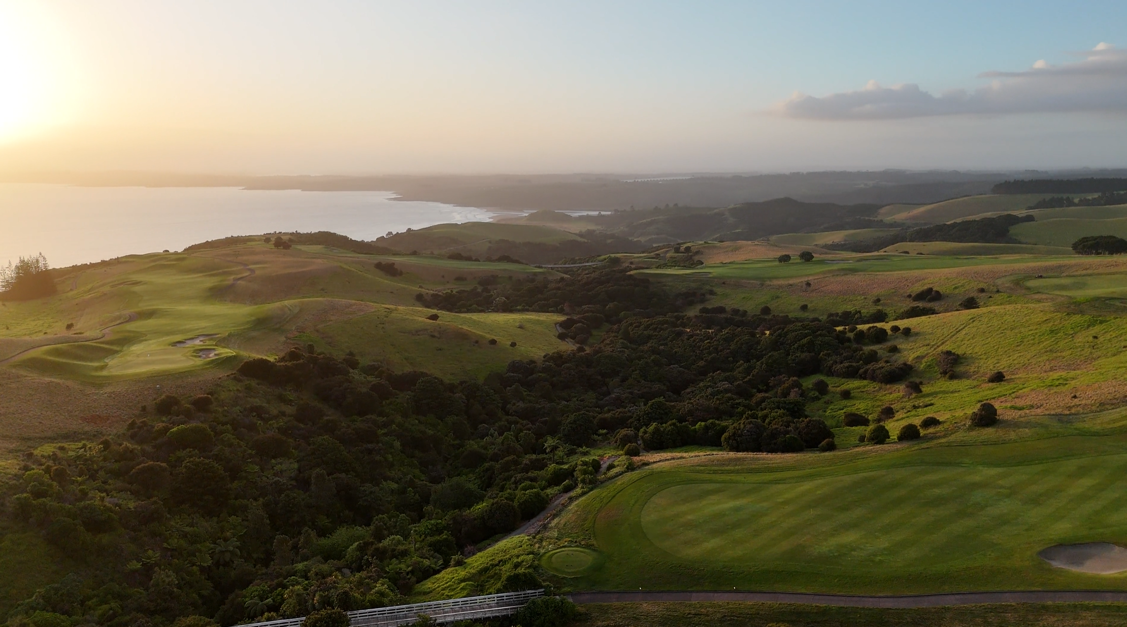 Bay of Islands coastline near Kauri Cliffs