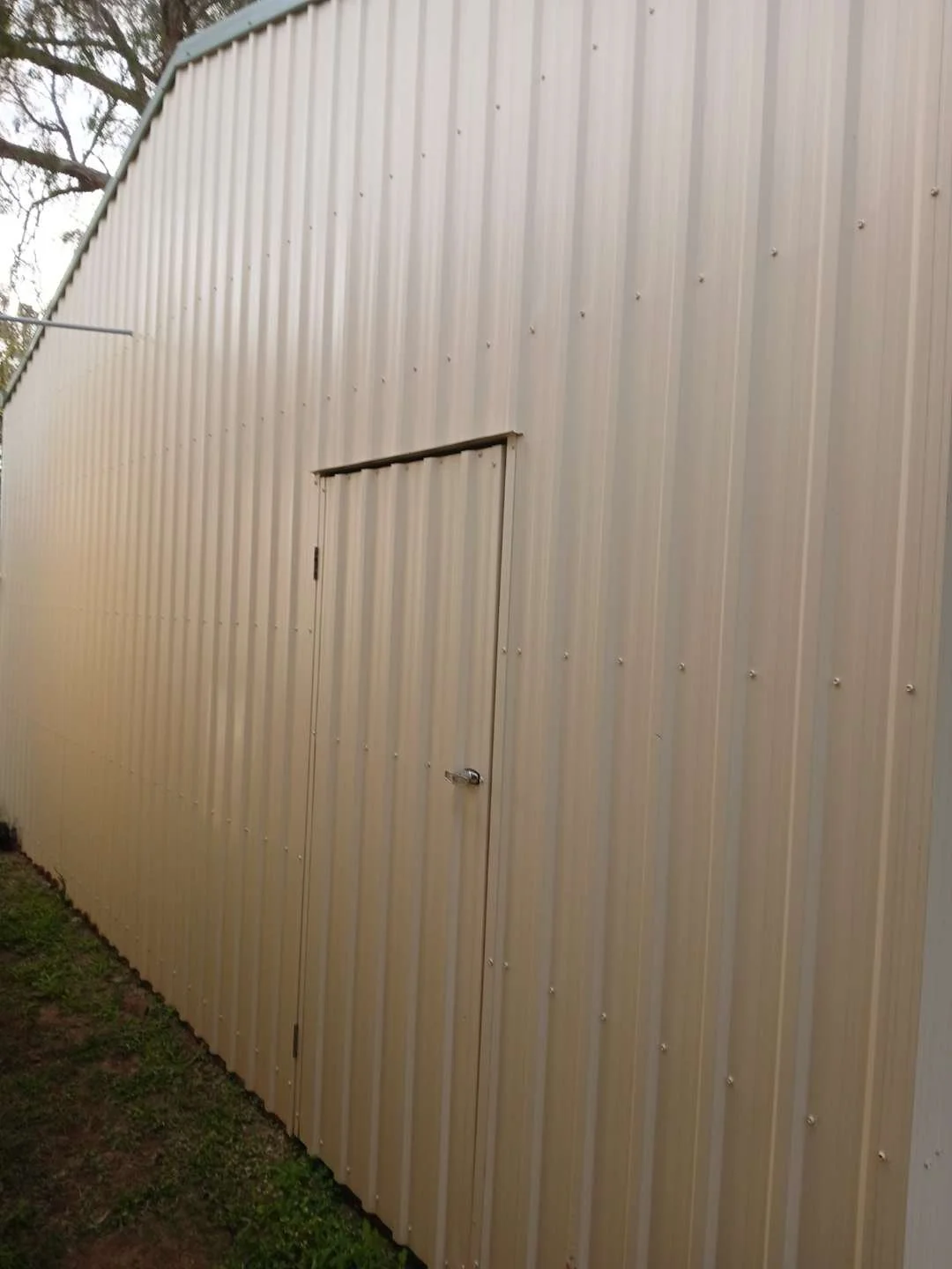 Exterior surface clean after professional pressure cleaning restoration