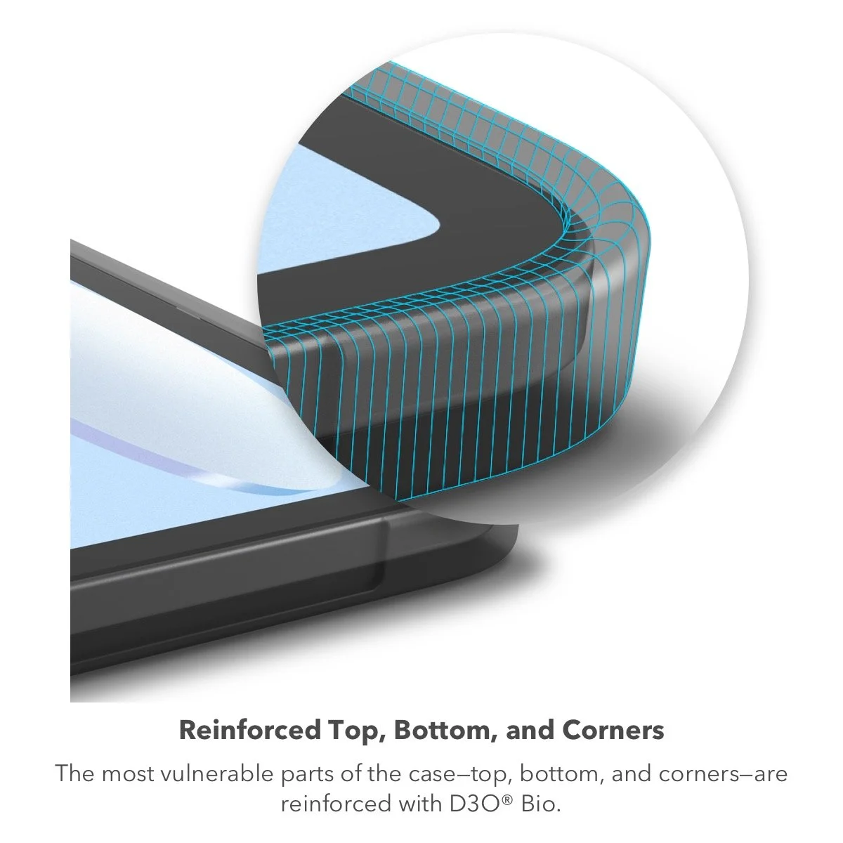 Tablet screen protection feature visualization