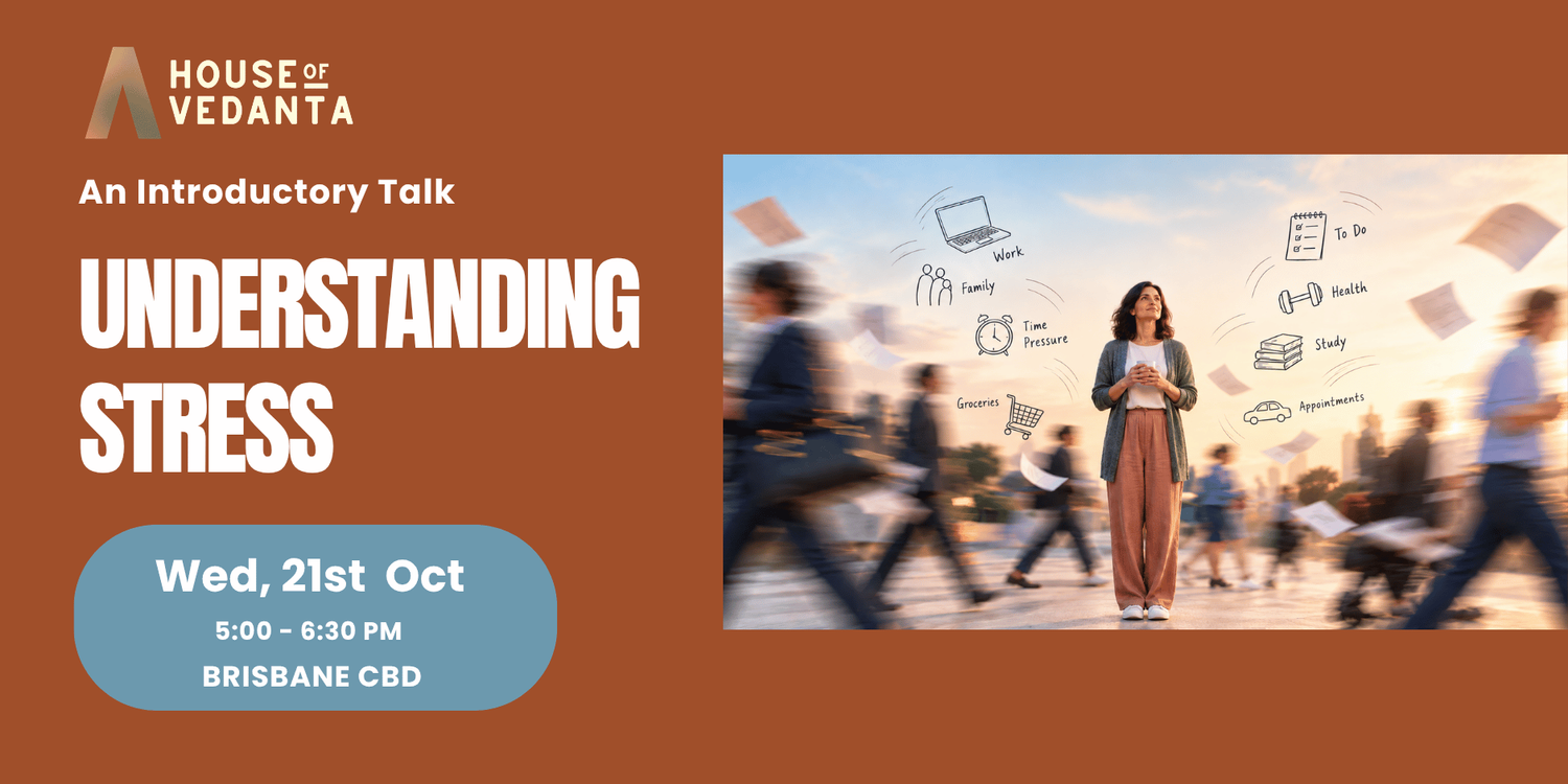 Understanding Stress. Wednesday 21 October, 5:00 to 6:30 pm, Brisbane CBD