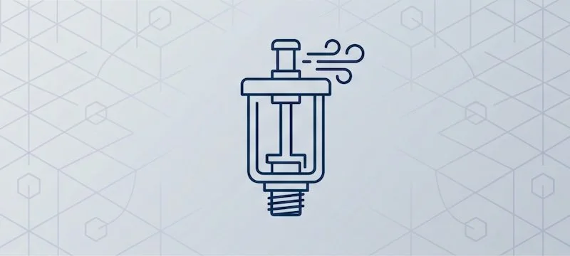 Leaky Glowworm automatic air vent