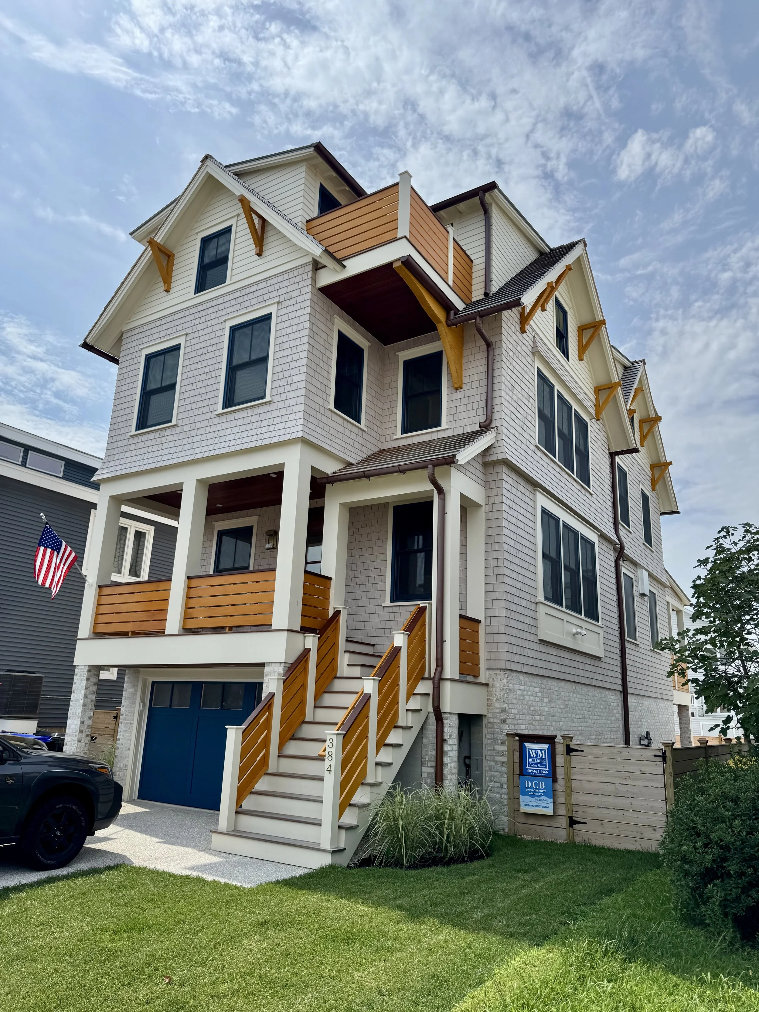 WM Builders completed custom home Avalon NJ