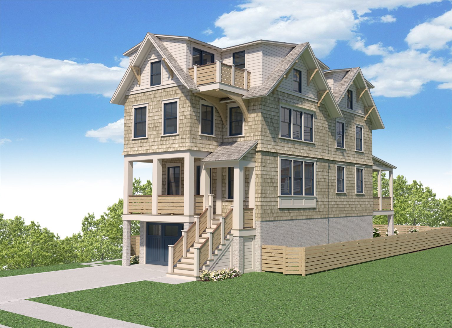 WM Builders custom home render