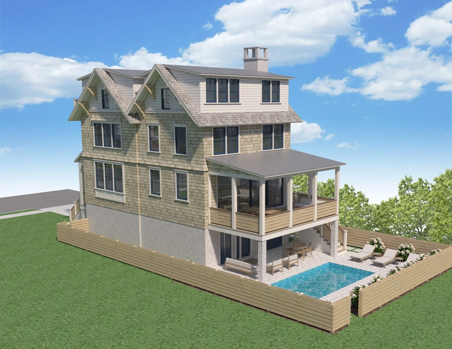 WM Builders custom home render