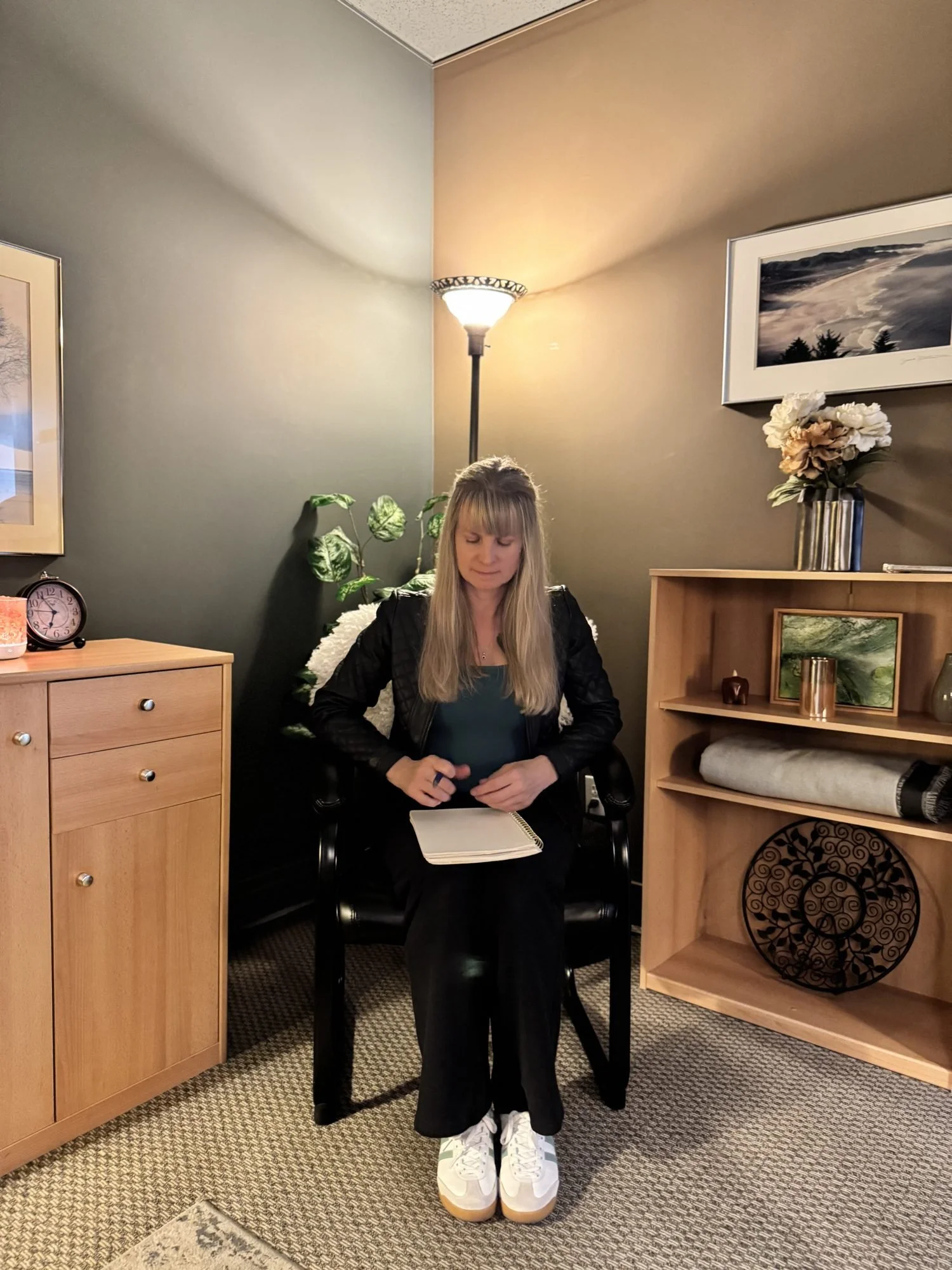 Sabrina Hazlett in her Kelowna counselling office