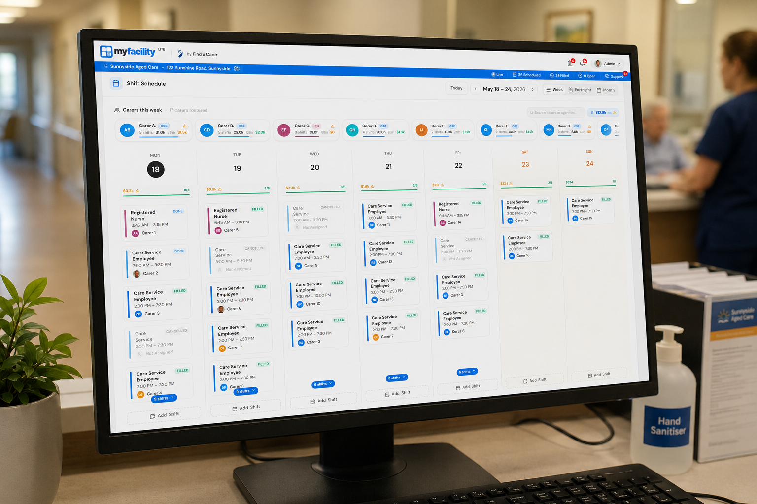 Workforce Operations dashboard