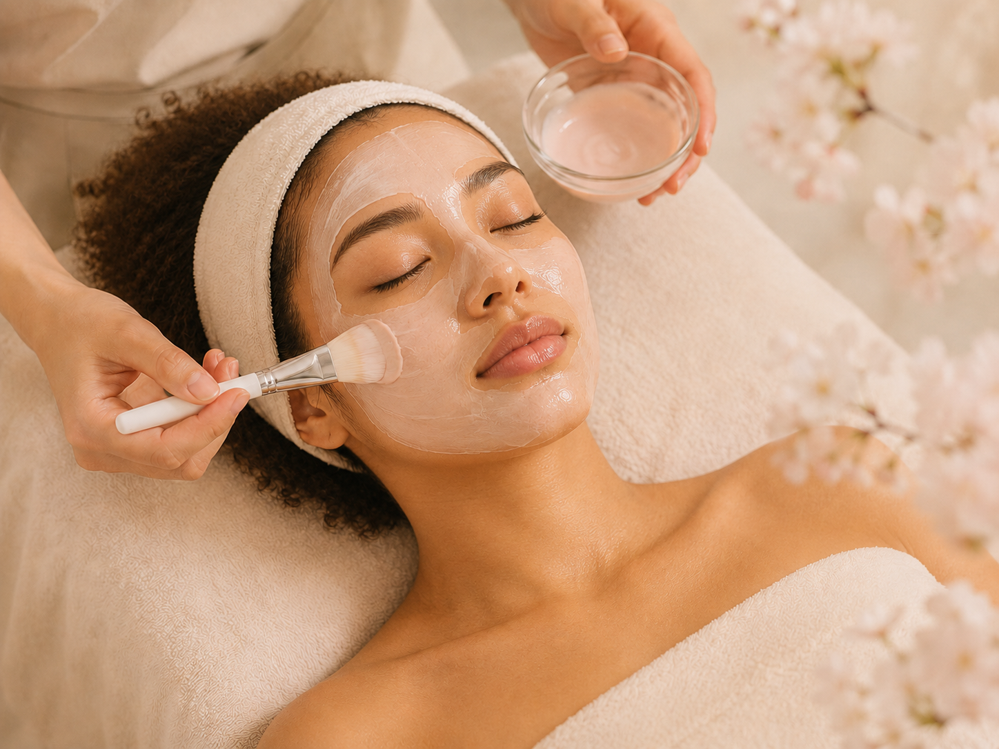 Express facial skincare result