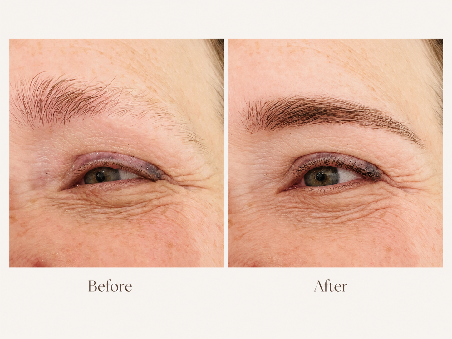 Brow Tint result