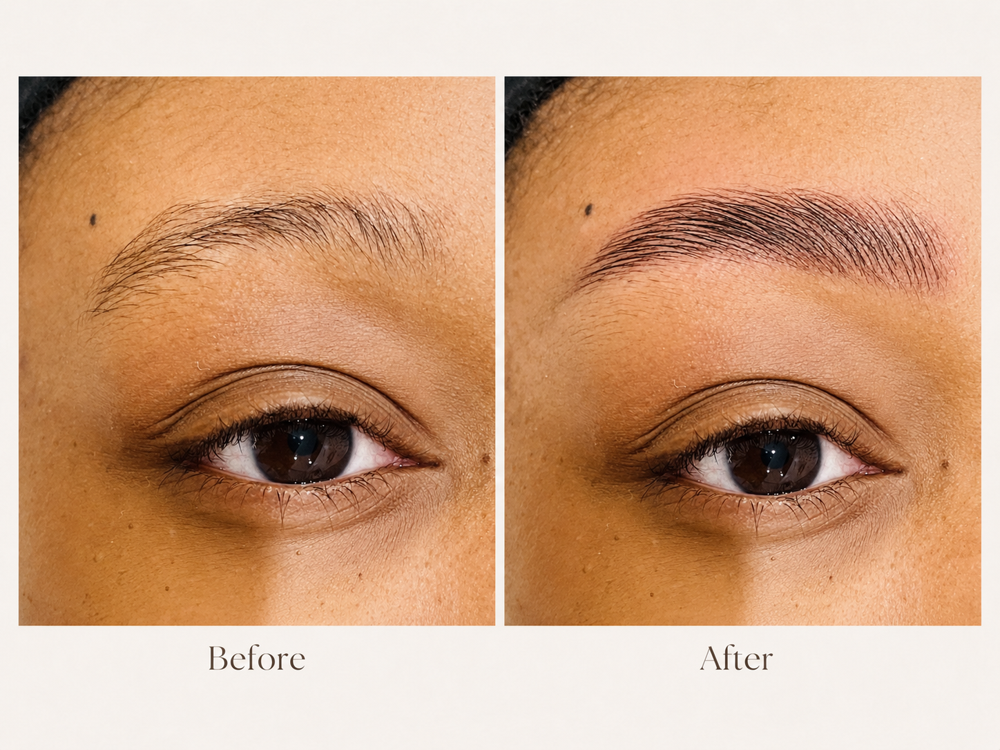 Brow Lamination result