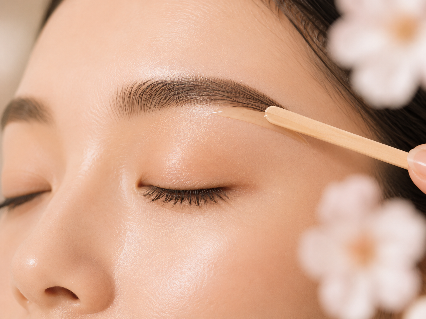 Brow shaping result