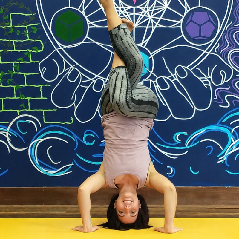 Angelina Frisch yoga pose