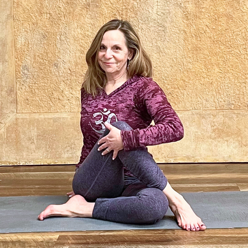 Jane Stelboum yoga pose