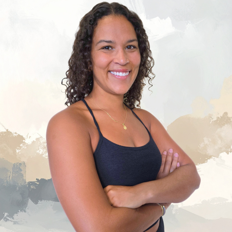 Alexis Bryant yoga pose