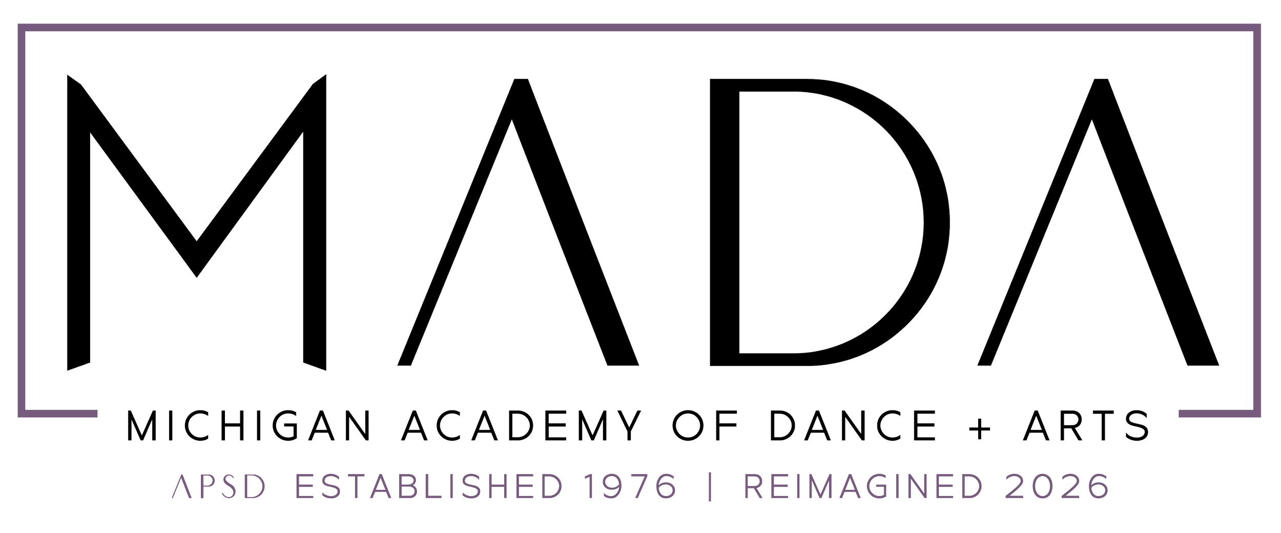 Michigan Academy of Dance + Arts (formerly Ann Parsley School of Dance) logo