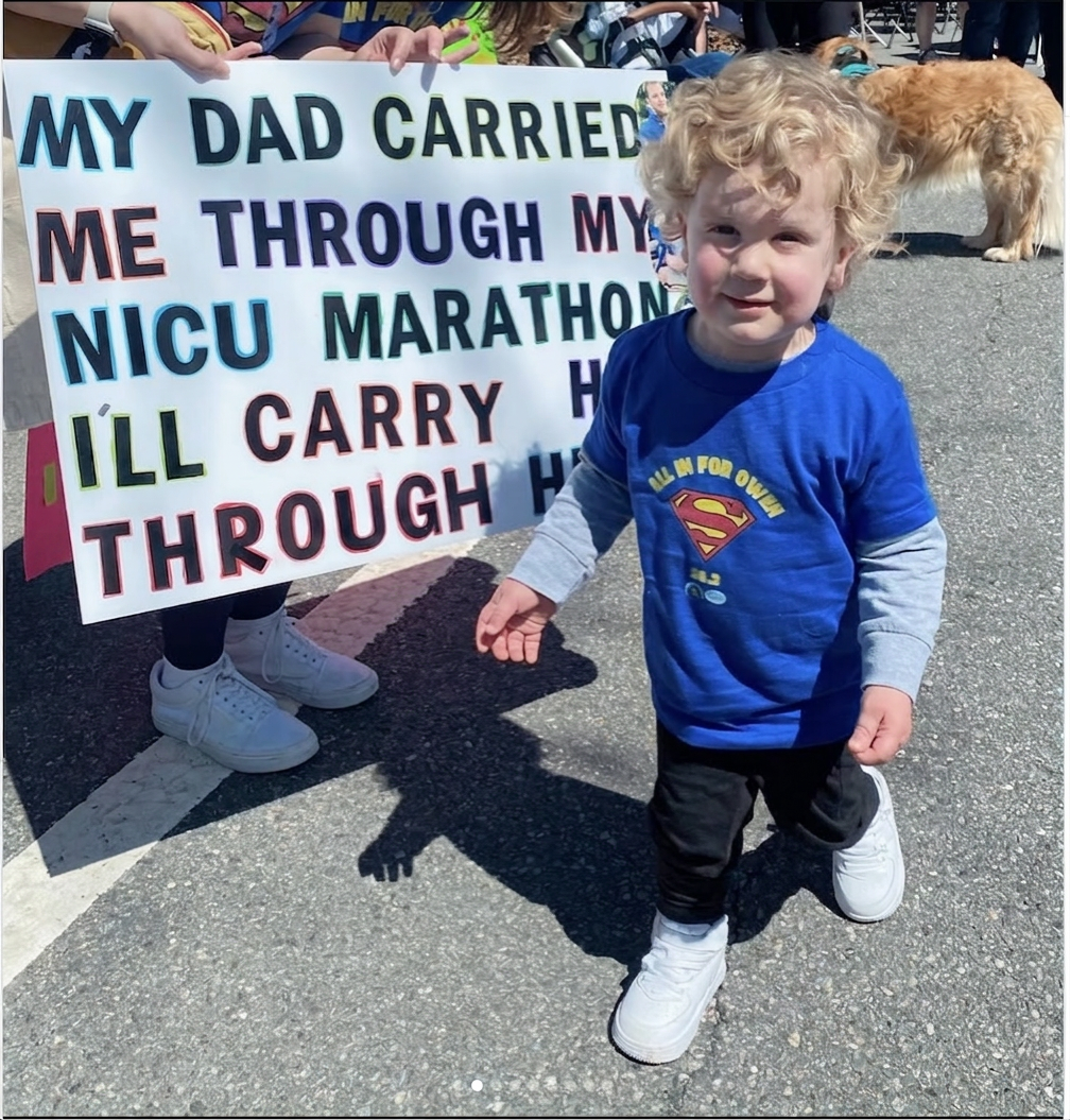 Owen as superman