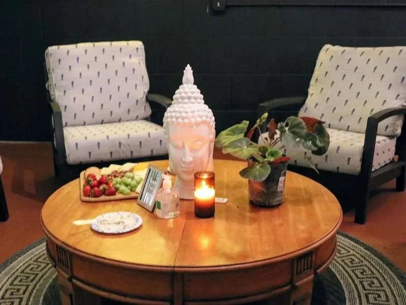 Lounge seating at Del Mar Social