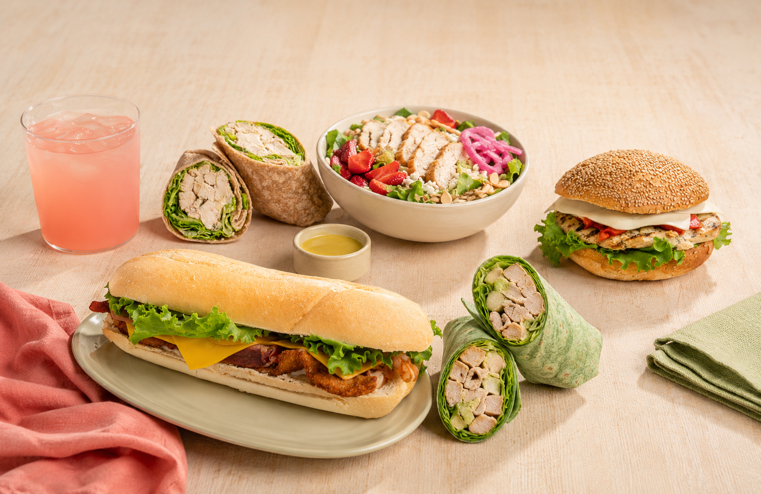 Caffe Delice food spread