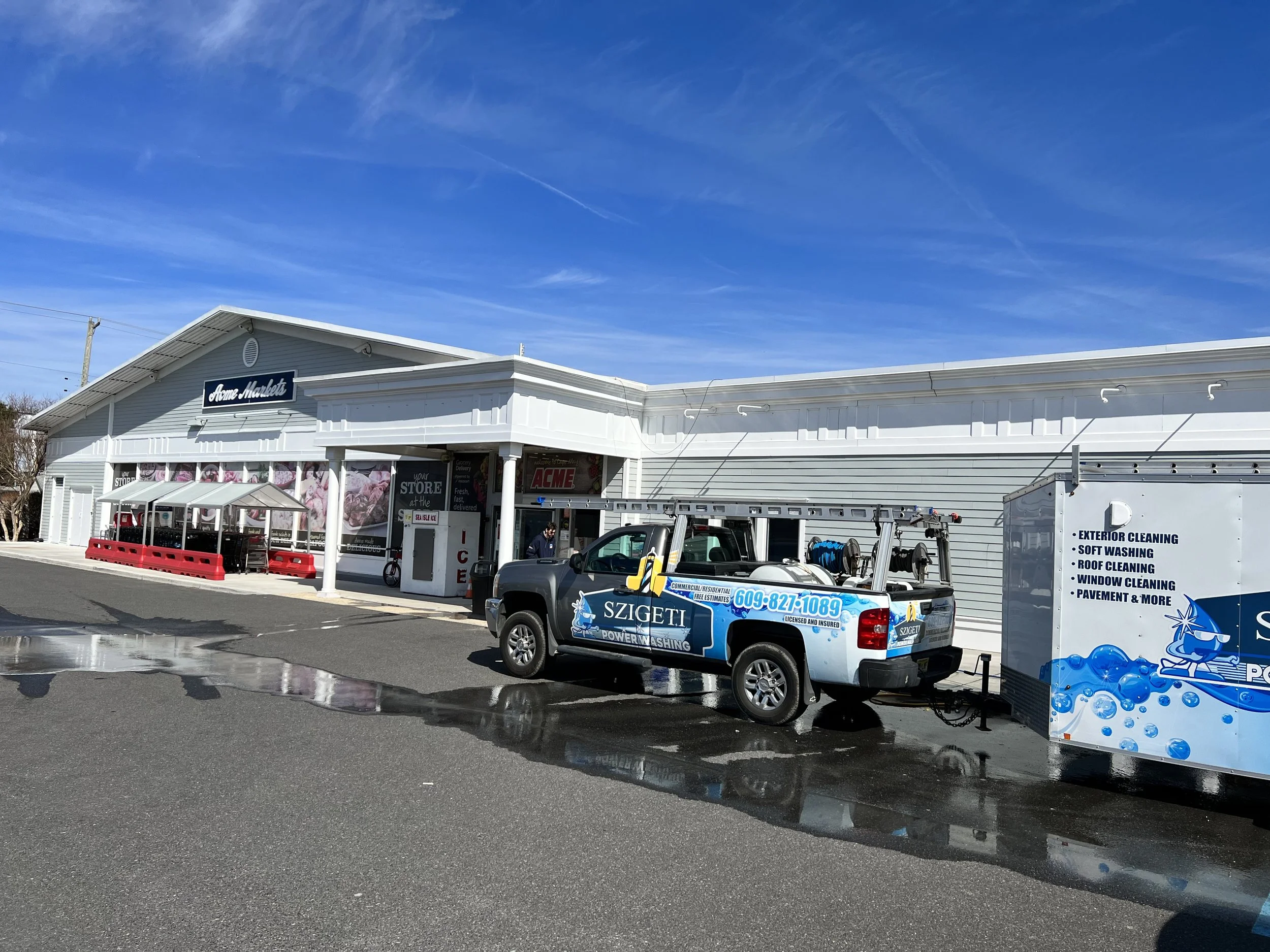 Commercial power washing Cape May