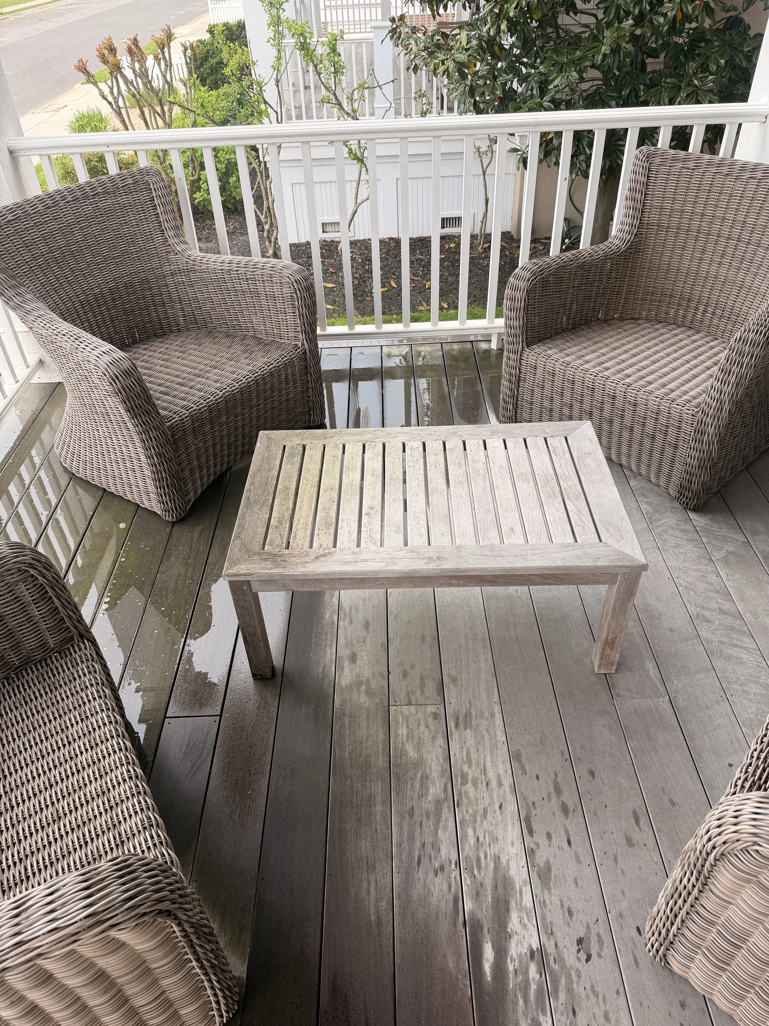 Before pressure washing Cape May