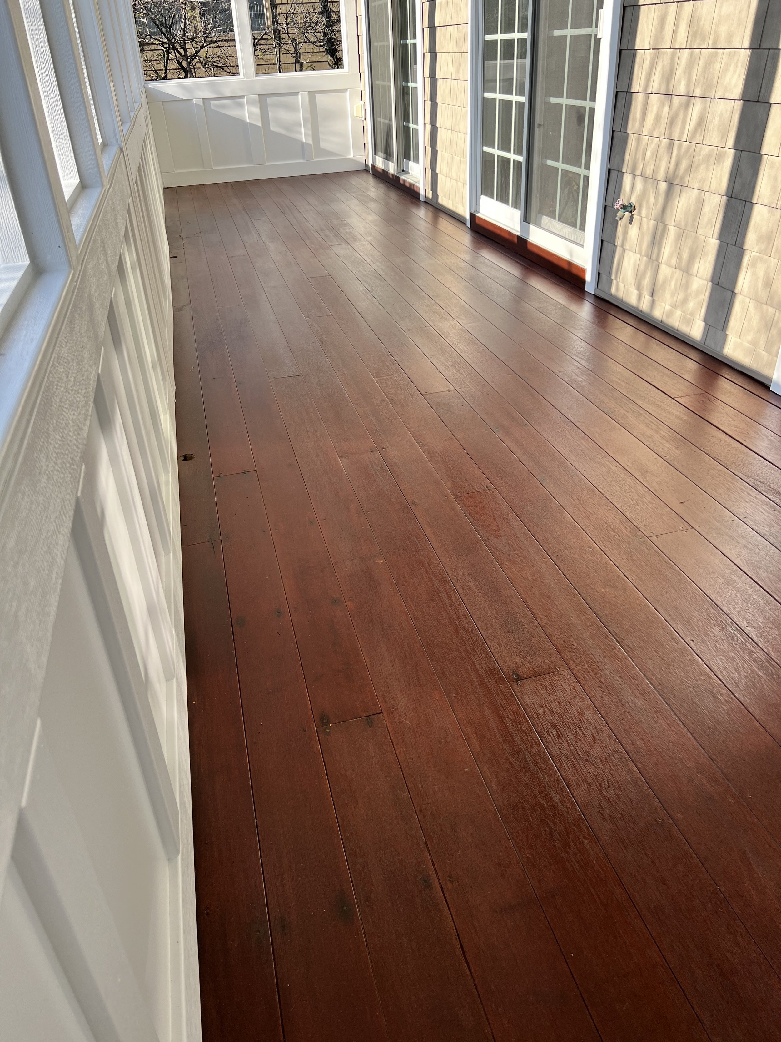 Deck restoration finished