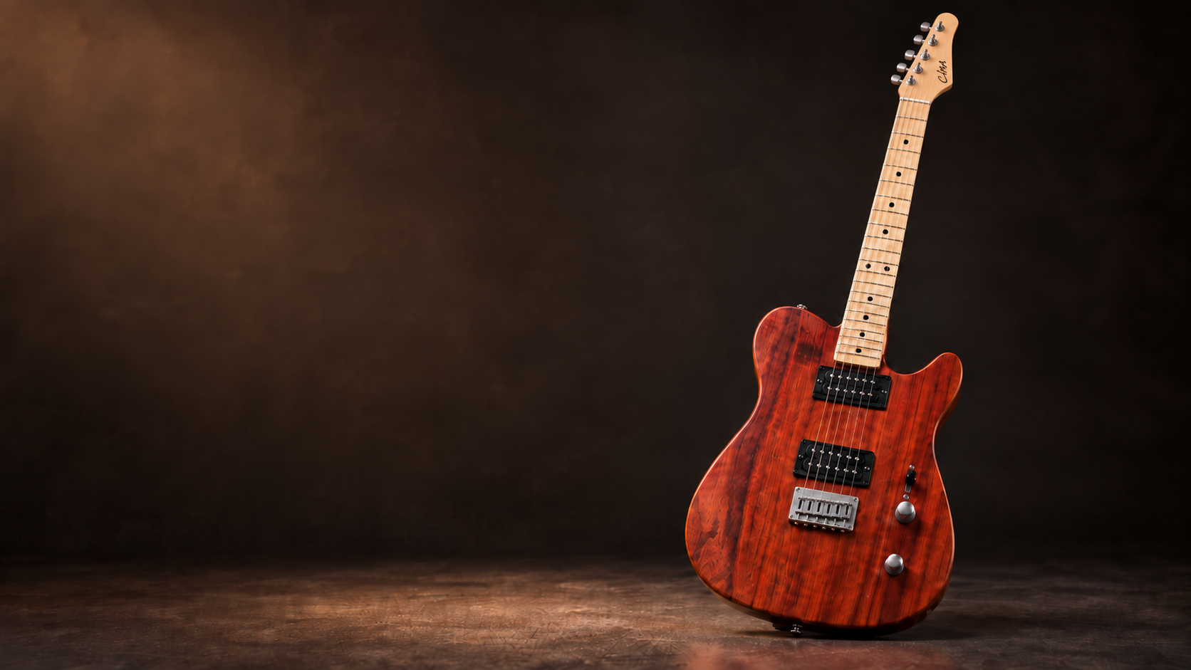 Tele Mini de padouk, diseño original de Cima Guitars