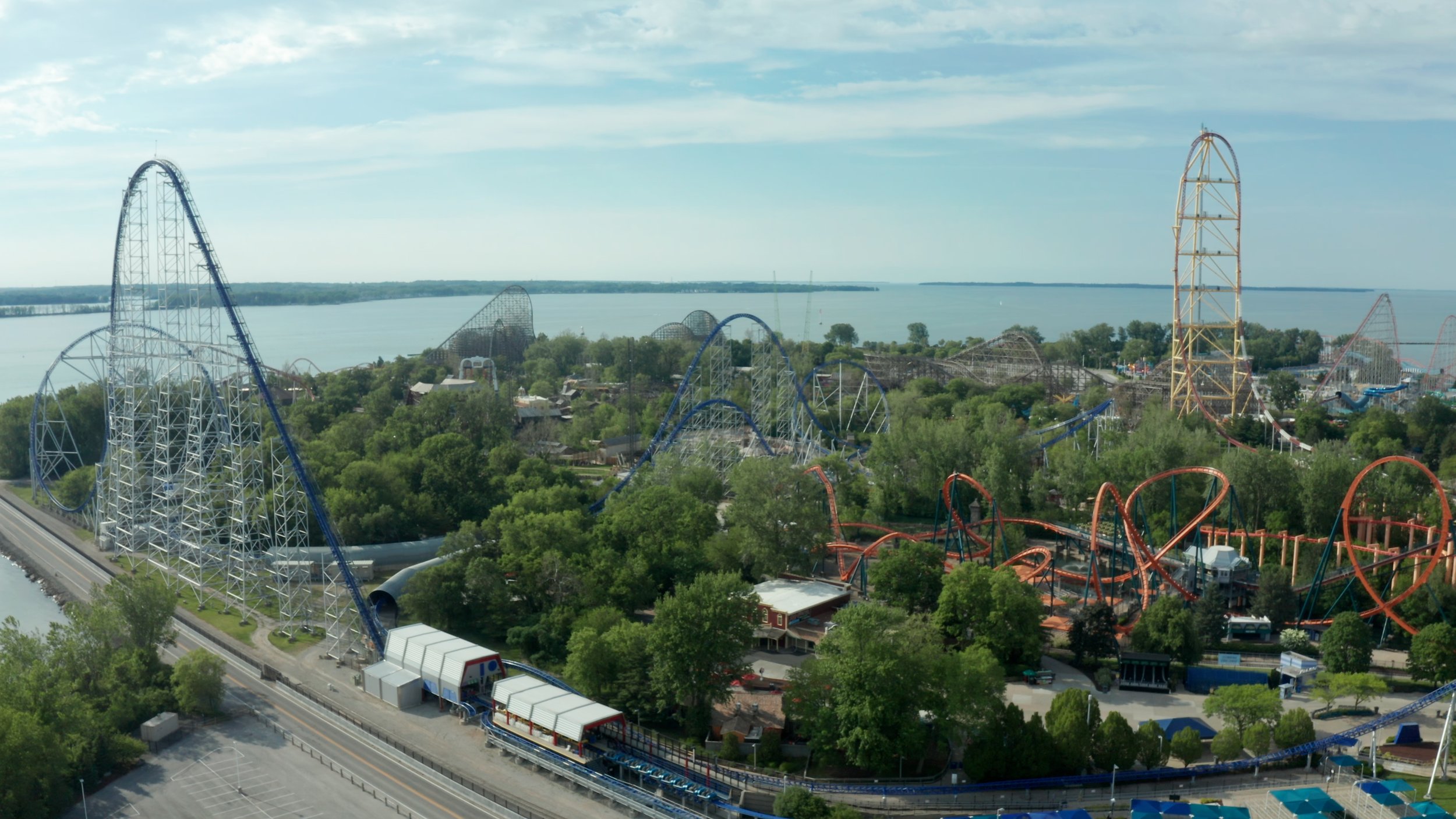 Cedar Point amusement park in Sandusky Ohio