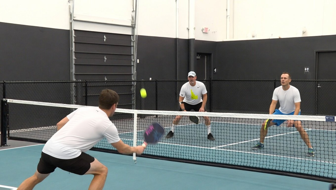Pickleball prepare early react just after — timing diagram showing the difference between preparing before contact and reacting after contact