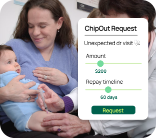 Requesting a chip out for an unexpected expense