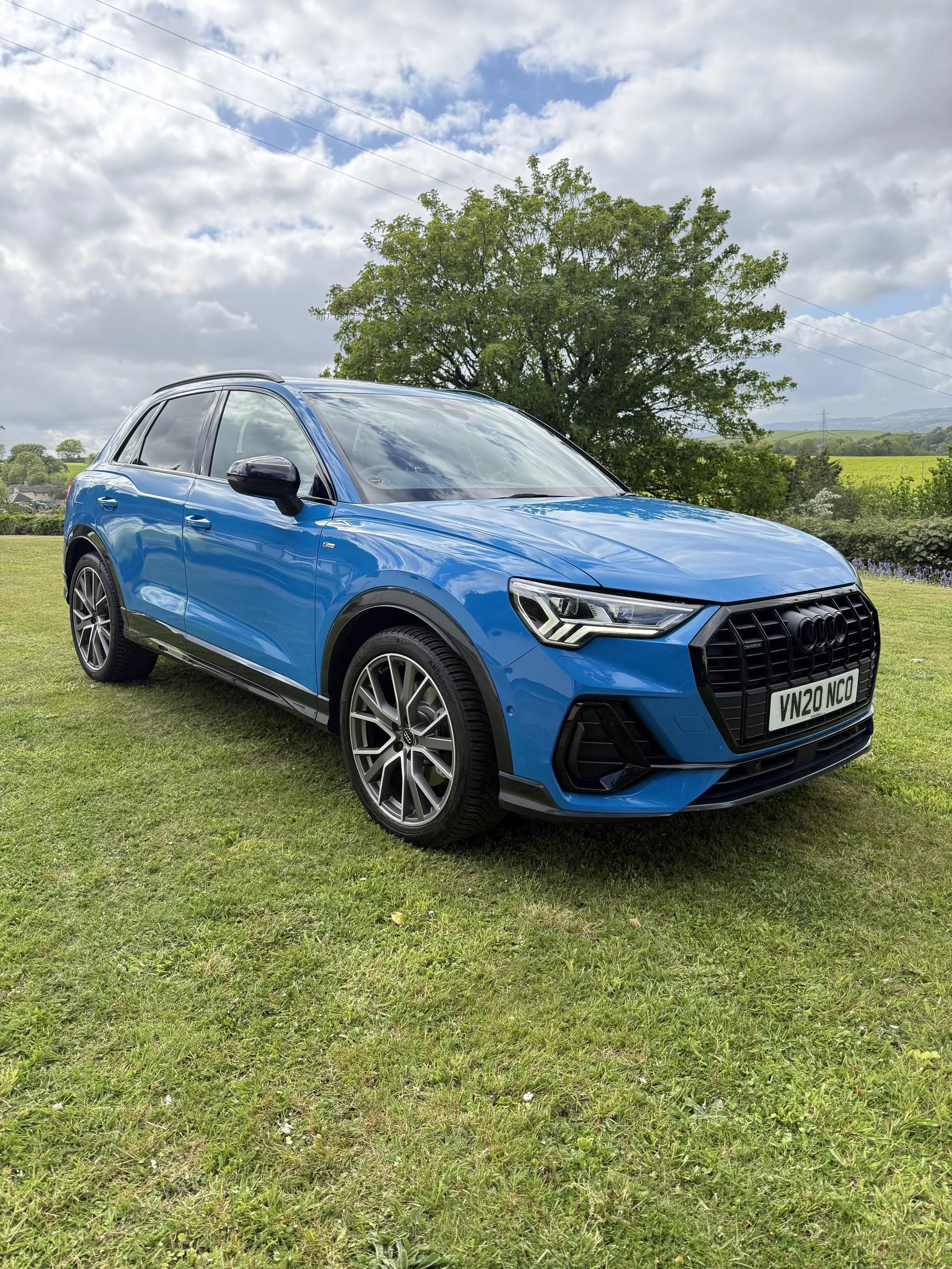 2020 Audi Q3 Vorsprung 45 TFSI Quattro in Turbo Blue