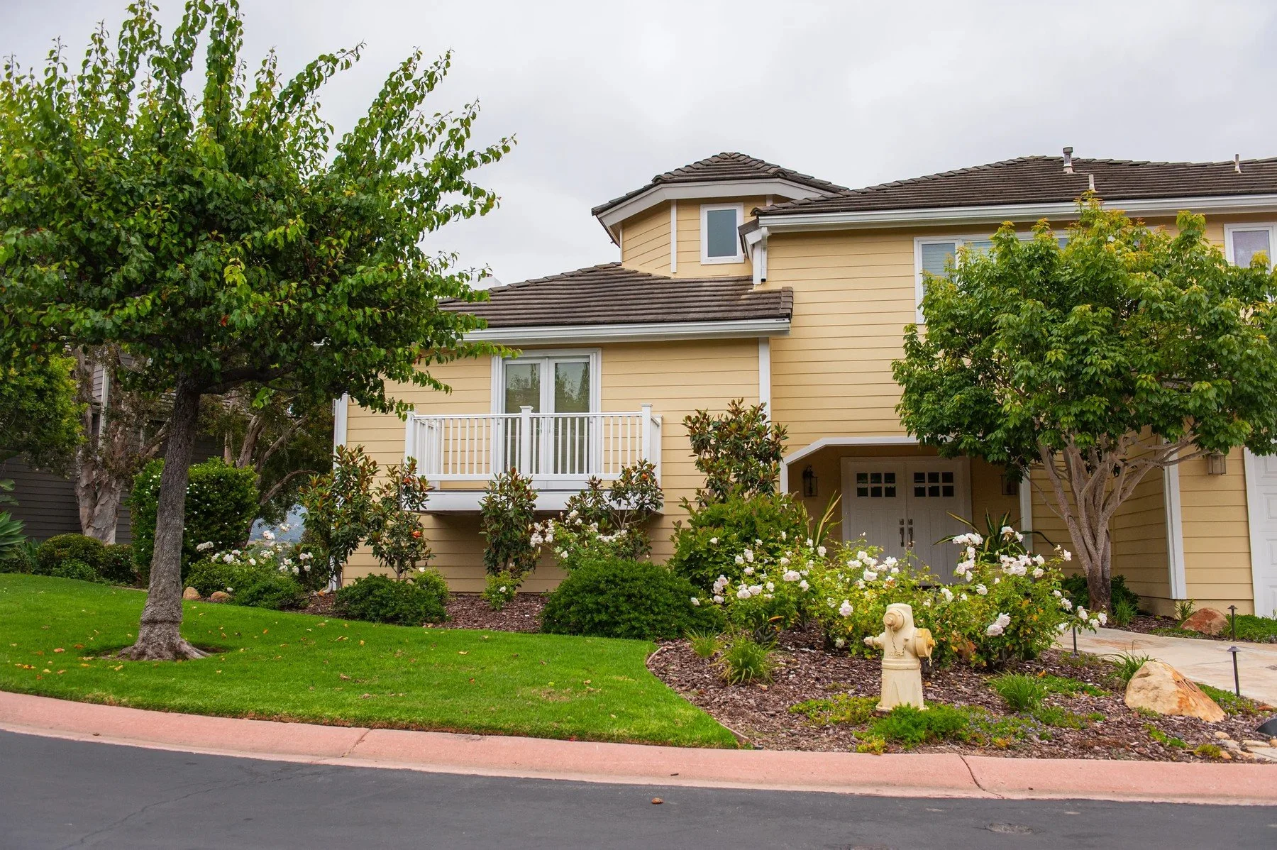 Landscaped residential frontage at Sierra Madre
