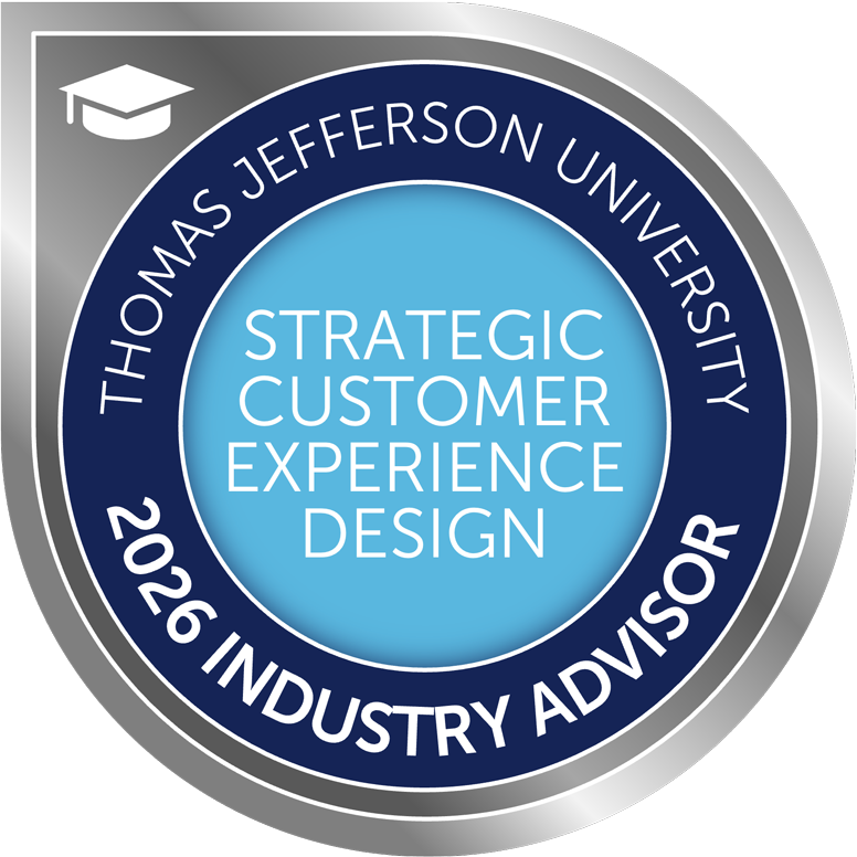 Thomas Jefferson University, 2026 Industry Advisor, Strategic Customer Experience Design