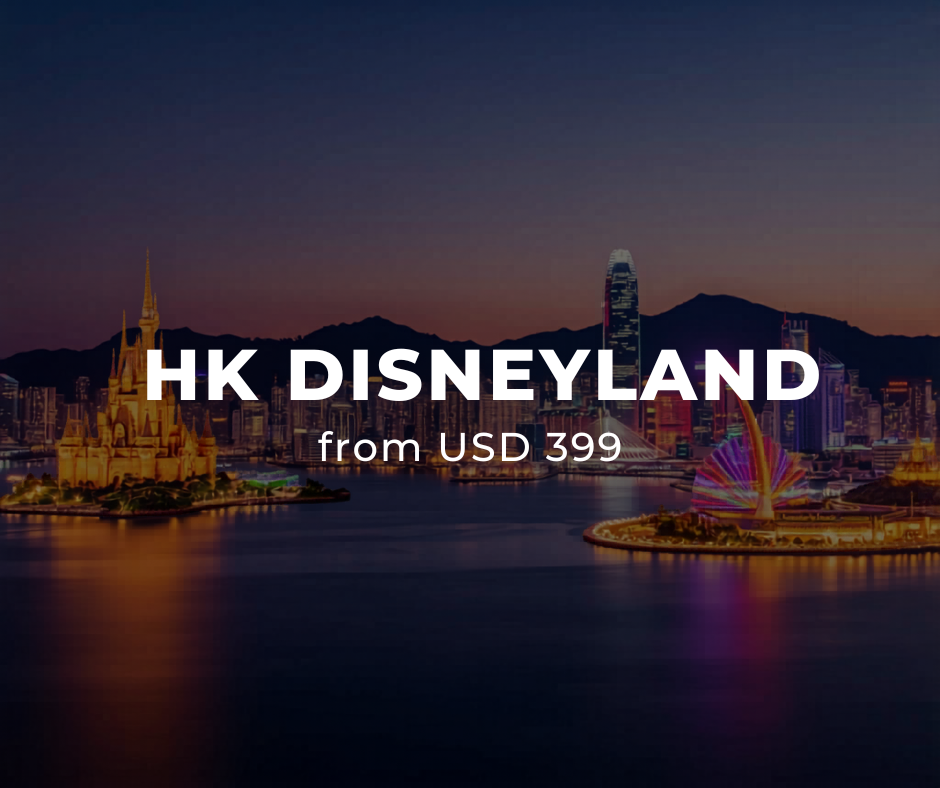 HK Disneyland + Macau + Shenzhen + Zhuhai 4D3N (2026)