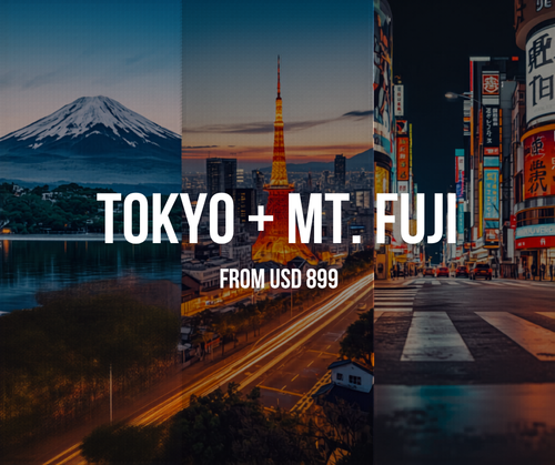 Tokyo + Mt. Fuji + Yokohama 5D4N (2026)