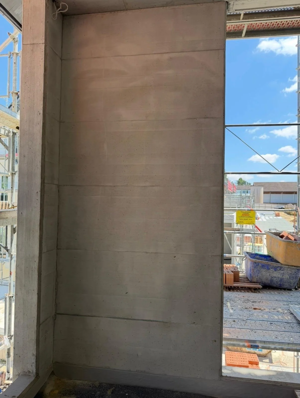 WÜB Struppen – Verankerungslöcher · Betonkosmetik nachher