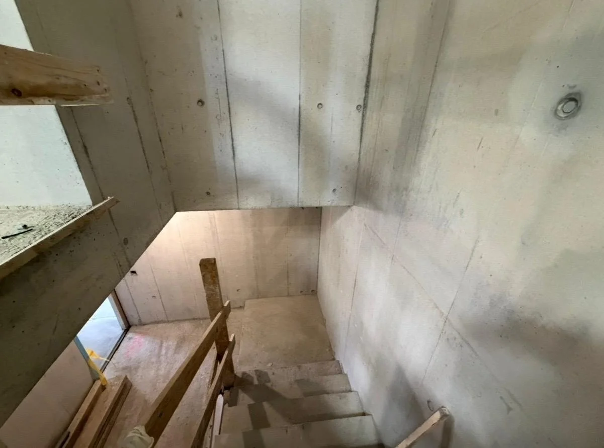 MFH Uster – Treppenhaus · Betonkosmetik nachher