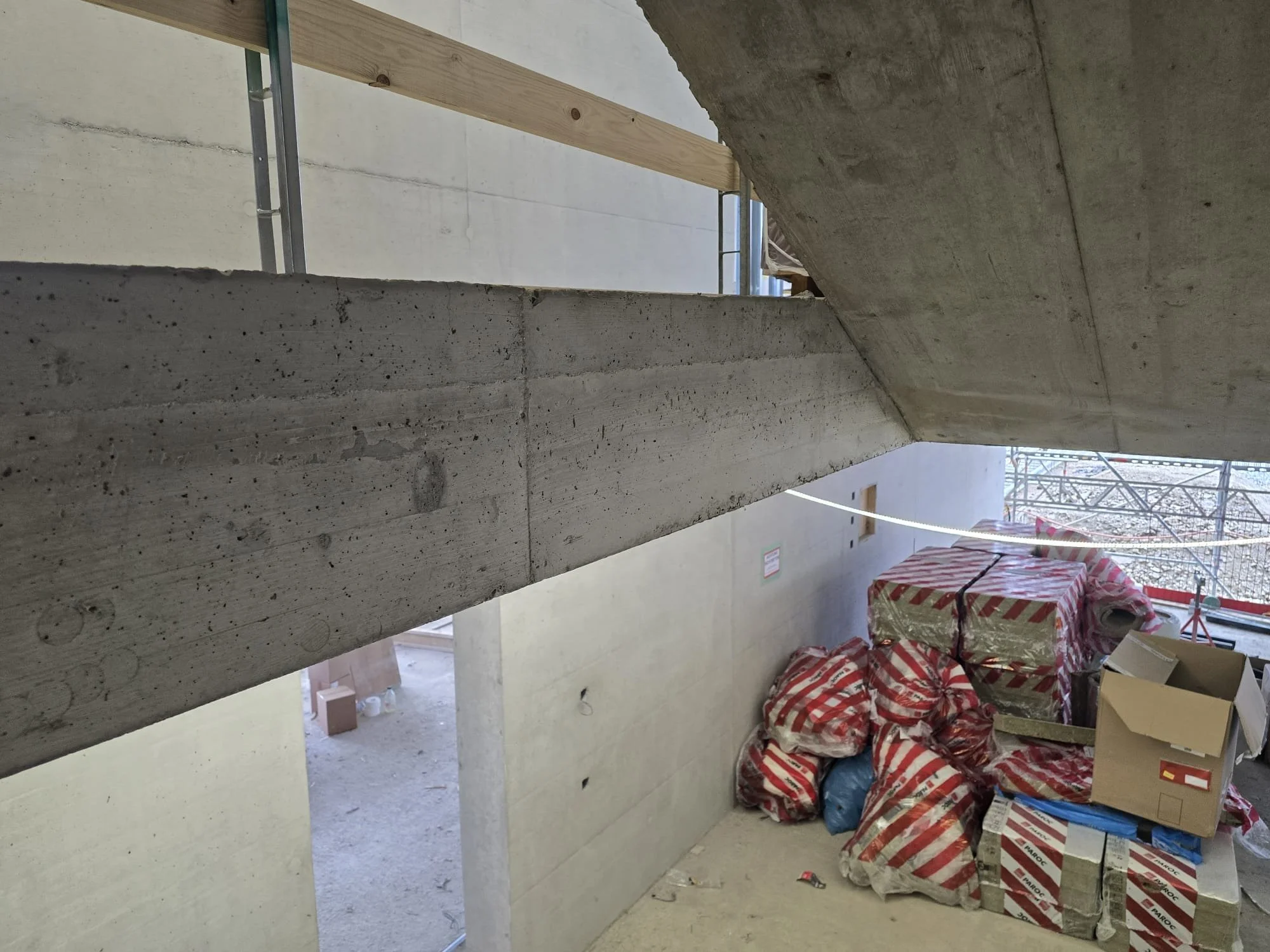 OSH Horgen – Stirnflächen · Betonkosmetik vorher