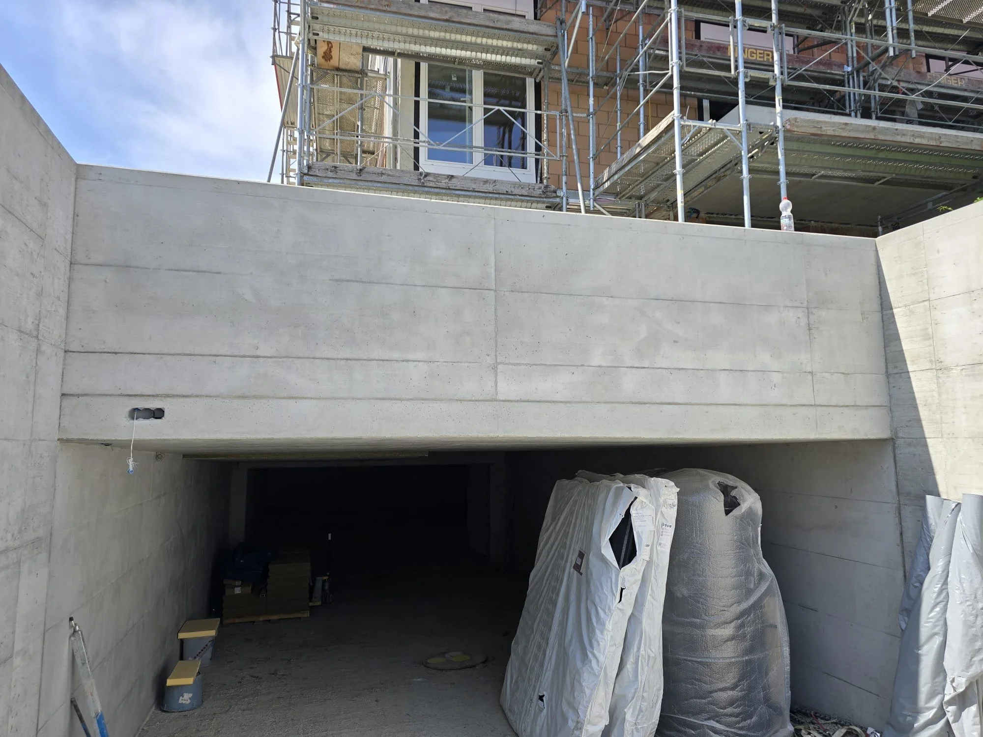 WÜB Struppen – Garageneinfahrt · Betonkosmetik nachher