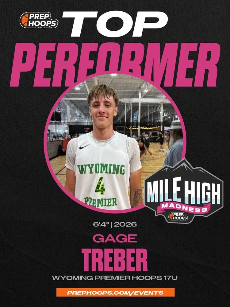 Gage Treber receives Top Performer honors at Prep Hoops Mile High Madness