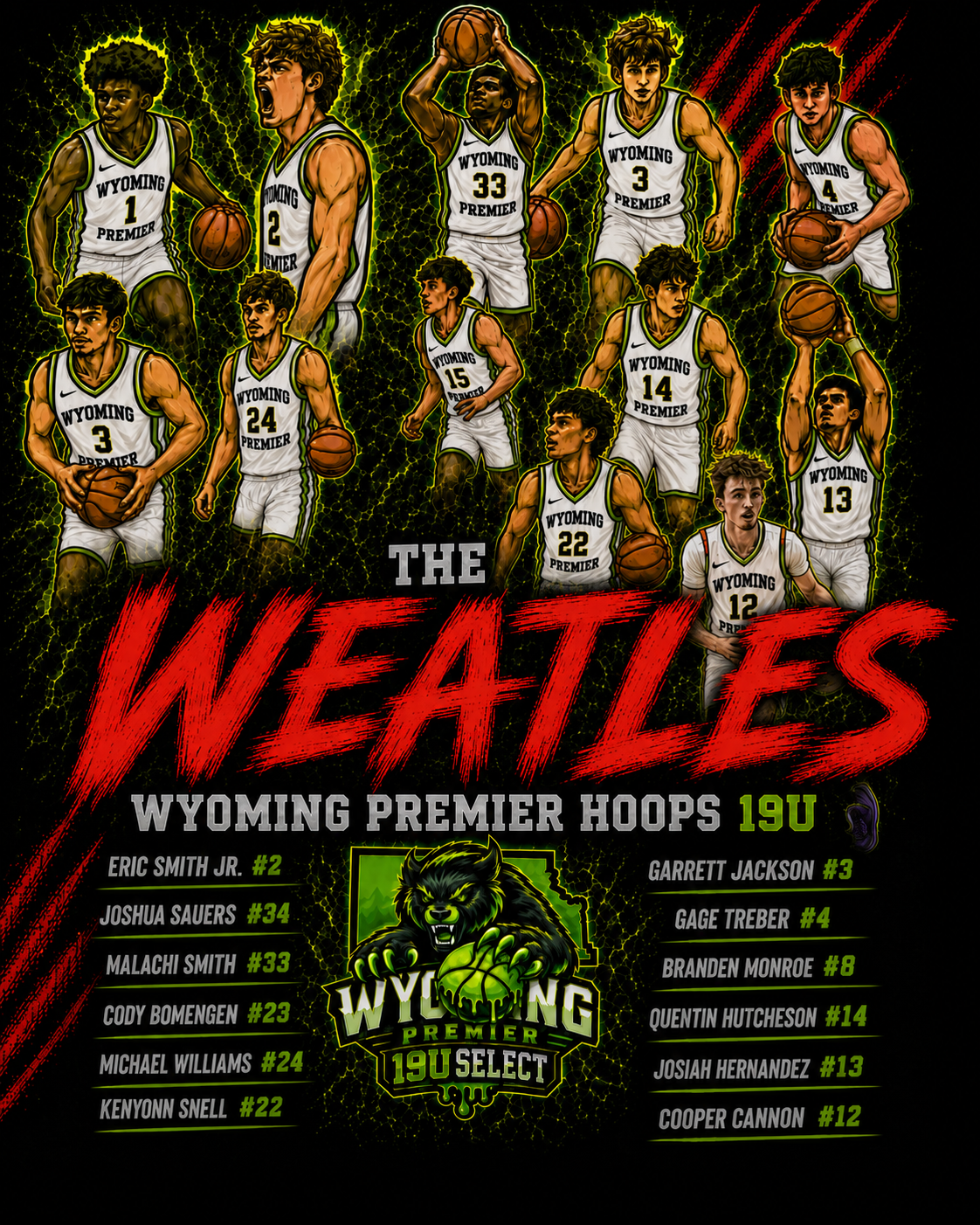 Wyoming Premier Hoops 18U and 19U Select basketball team