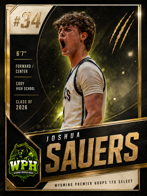 Joshua Sauers, Wyoming Premier Hoops 17U Select player