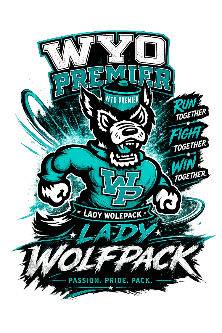 Wyoming Premier Hoops Lady Wolfpack team artwork