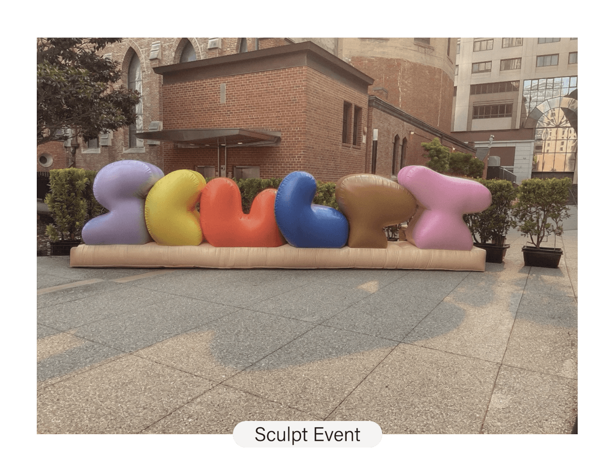 Corporate event at Jessie Square Plaza