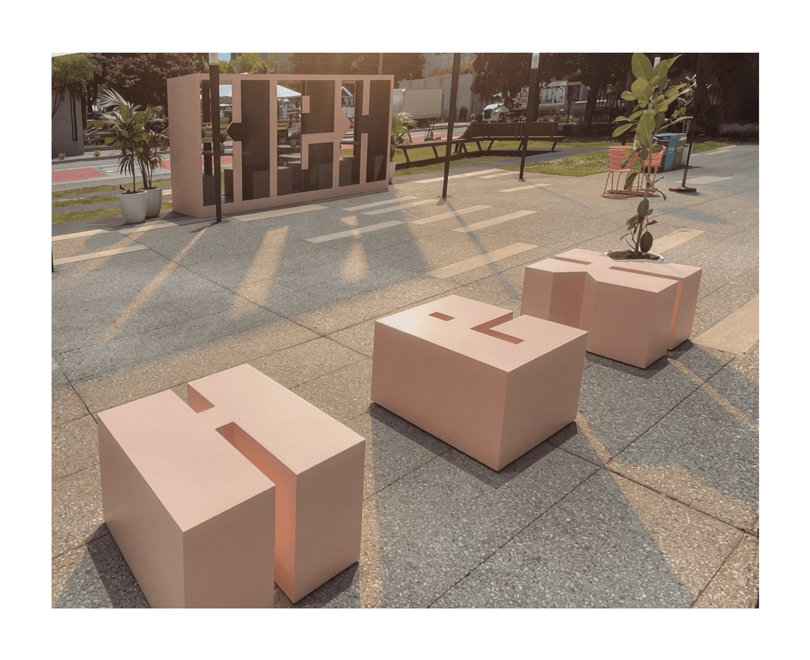 Corporate gathering at Jessie Square Plaza