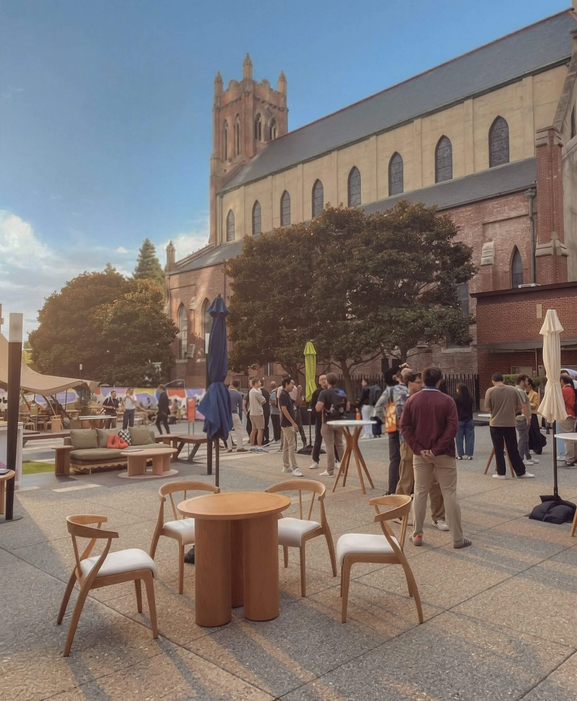 Brand activation at Jessie Square Plaza