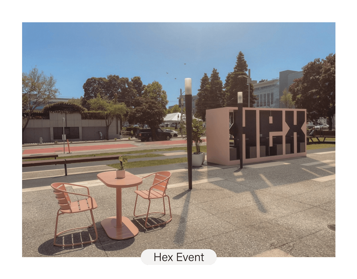 Corporate event at Jessie Square Plaza