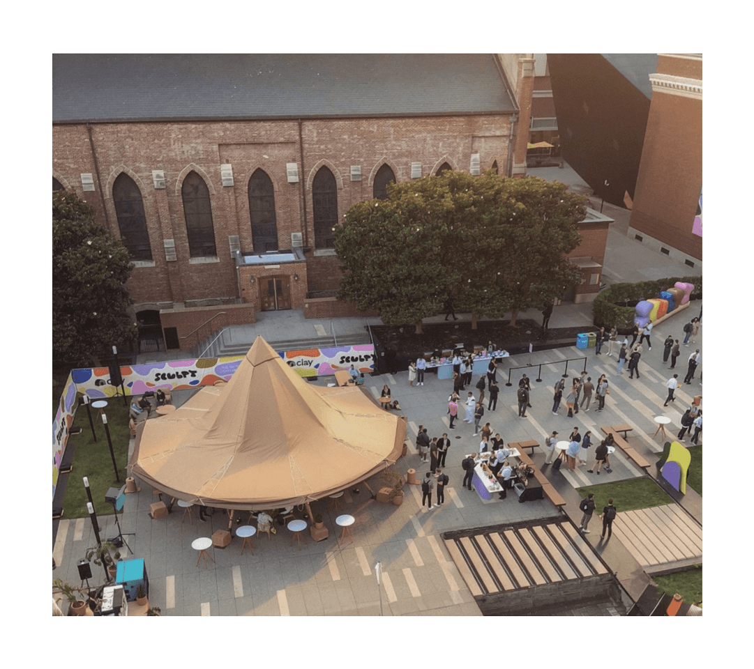Outdoor experience at Jessie Square Plaza