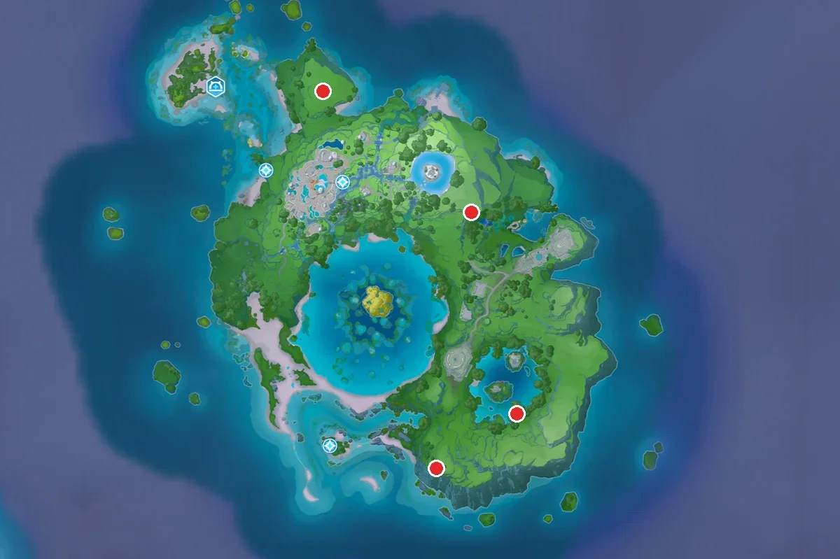 Map of Mesmerowl spawn spots