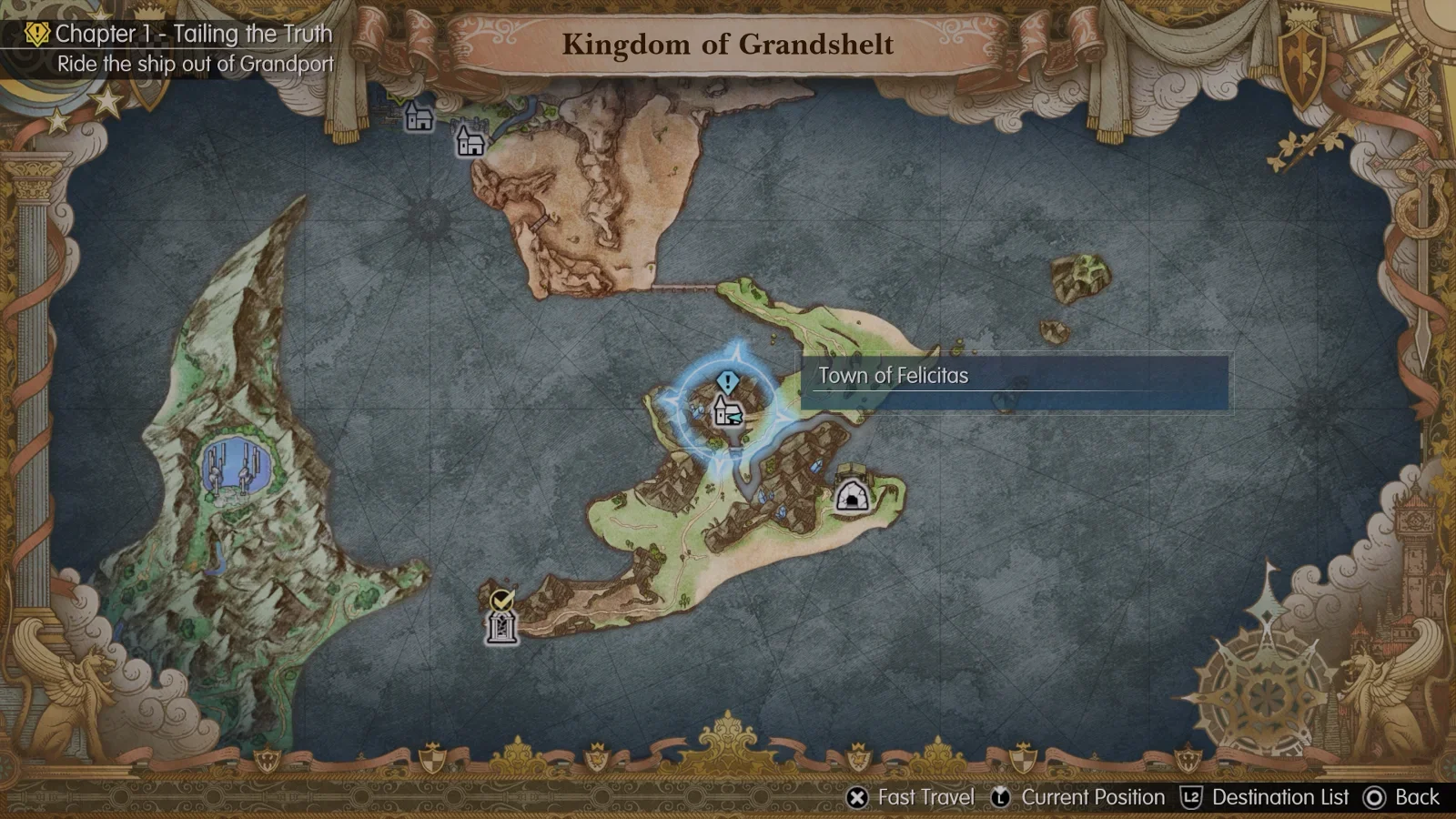 Quest Start Location: Town of Felicitas