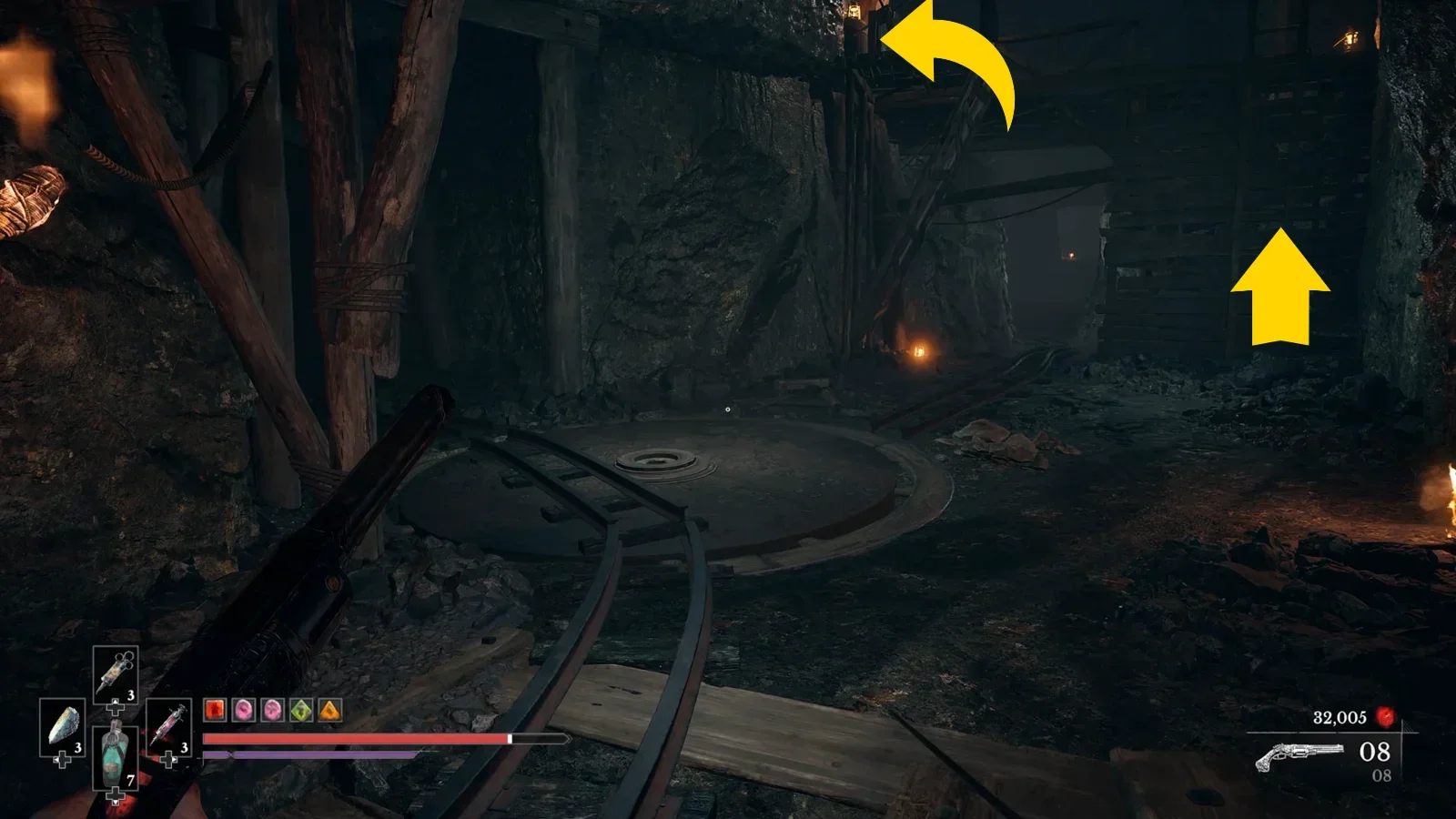 Use the Key here.